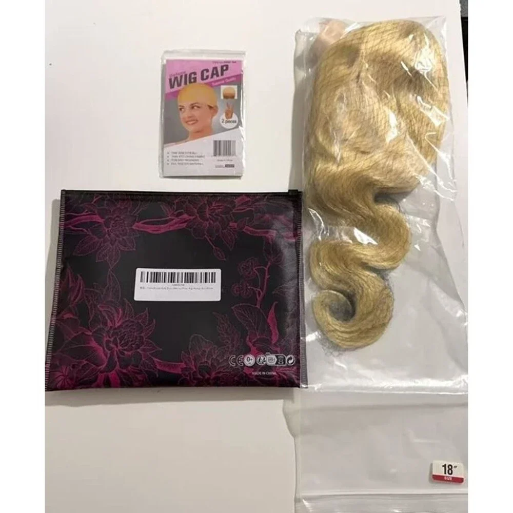 New Blonde Wigs for Women, 18 inch